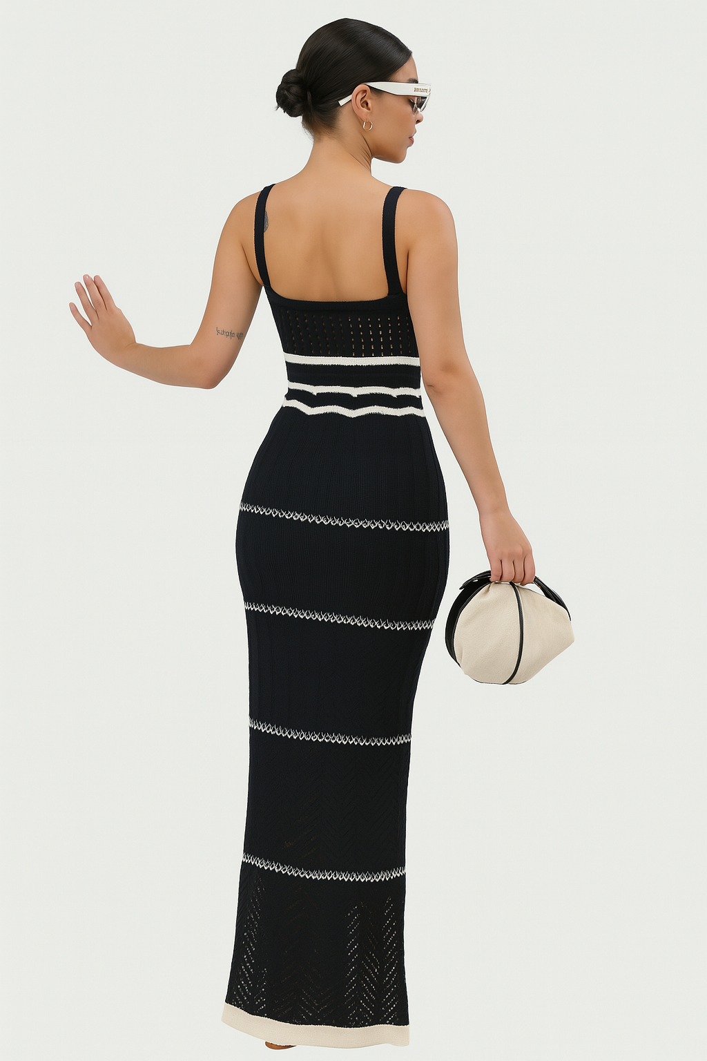 ISABELLA STRICKKLEID – TRENDY ELEGANTES DAMEN STRICKKLEID FÜR DEN SOMMER