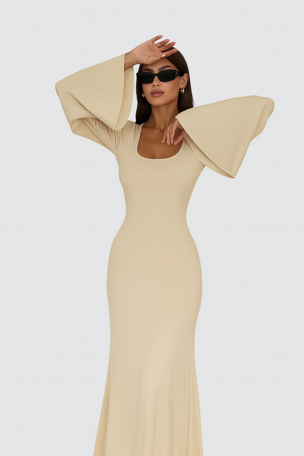 ISALINA LANG – ELEGANTES UND TRENDIGES DAMENKLEID FÜR JEDEN ANLASS