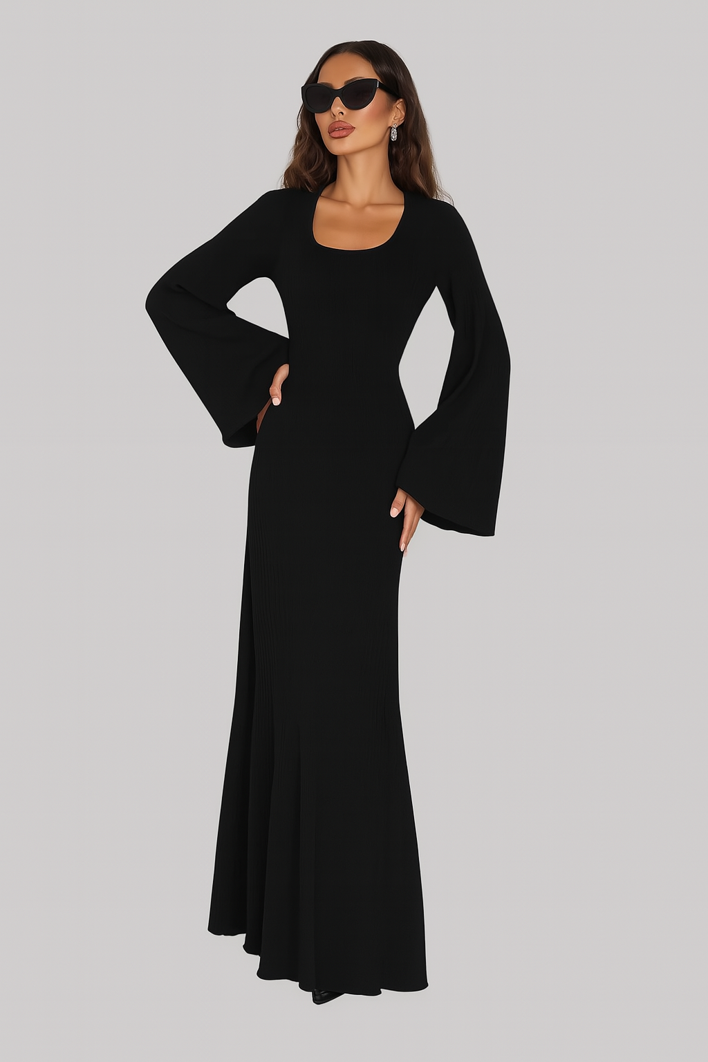 ISALINA LANG – ELEGANTES UND TRENDIGES DAMENKLEID FÜR JEDEN ANLASS