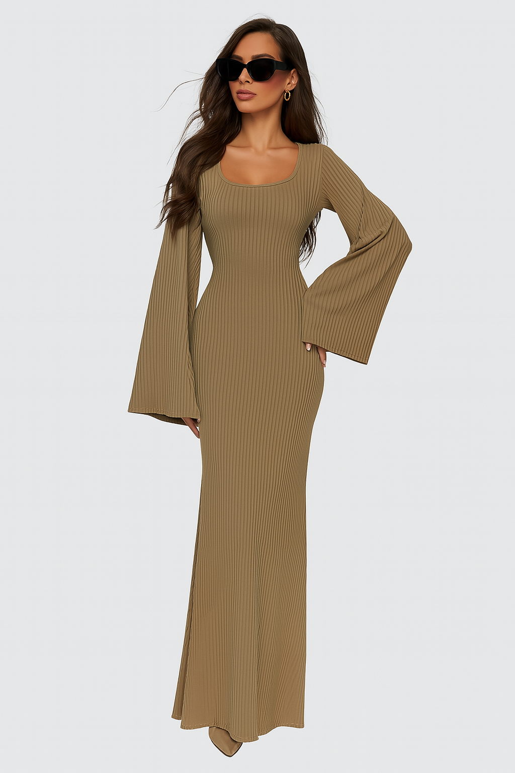 ISALINA LANG – ELEGANTES UND TRENDIGES DAMENKLEID FÜR JEDEN ANLASS