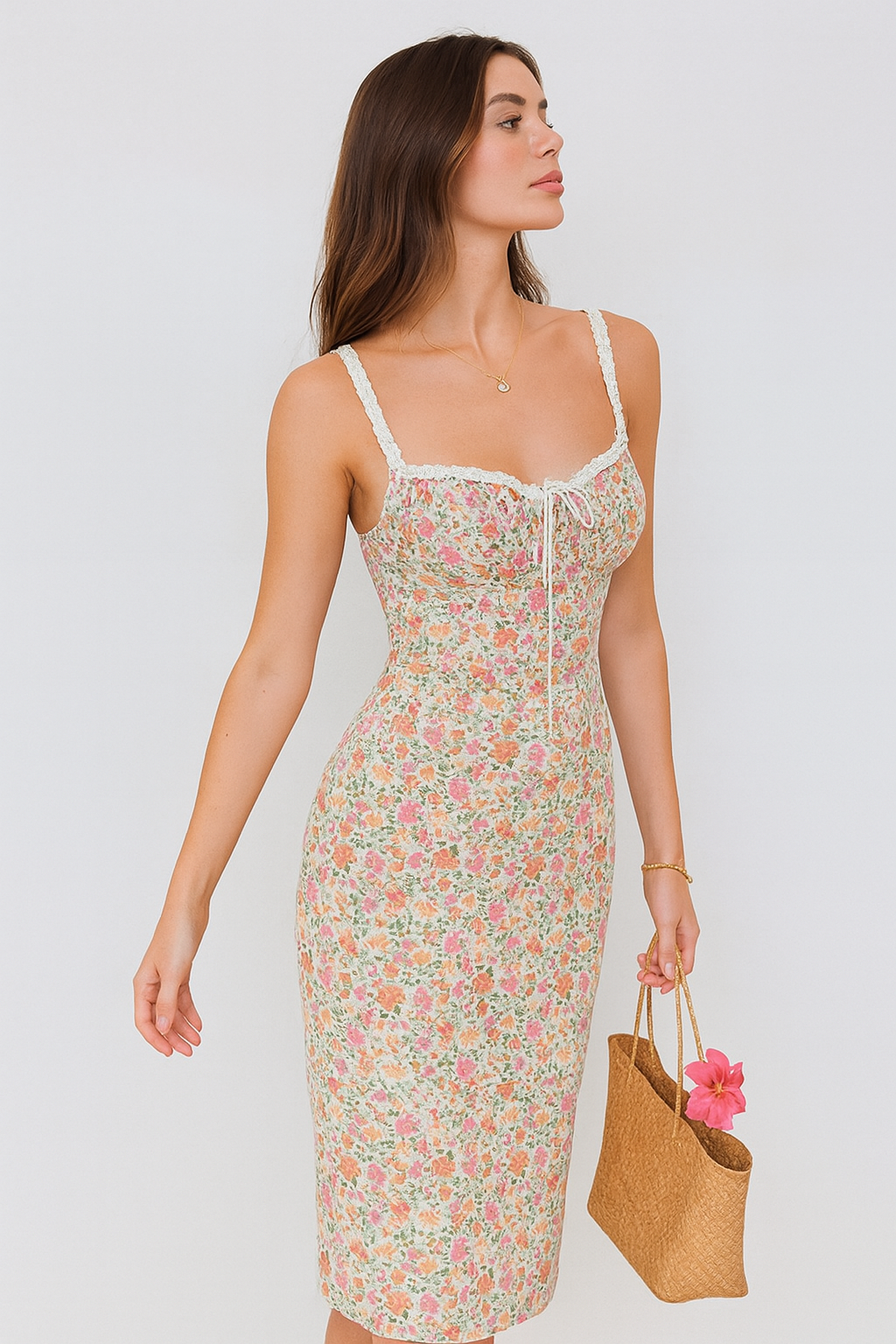 CAMILA FLORAL DRESS – EIN ROMANTISCHES BLUMENKLEID MIT VINTAGE CHARME FÜR DAMEN