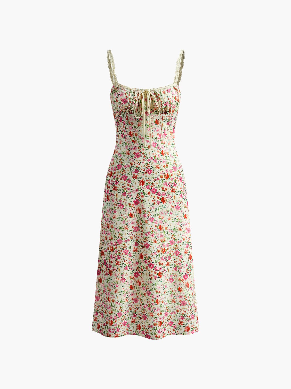 CAMILA FLORAL DRESS – EIN ROMANTISCHES BLUMENKLEID MIT VINTAGE CHARME FÜR DAMEN