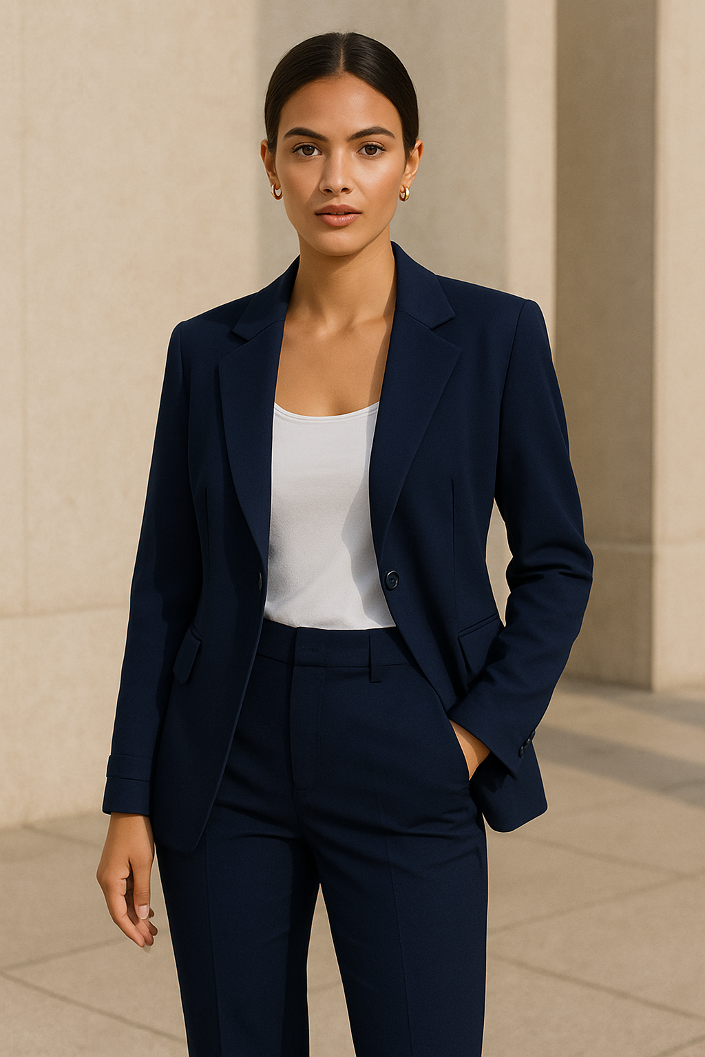 LANGER LOCKERER DAMEN BLAZER