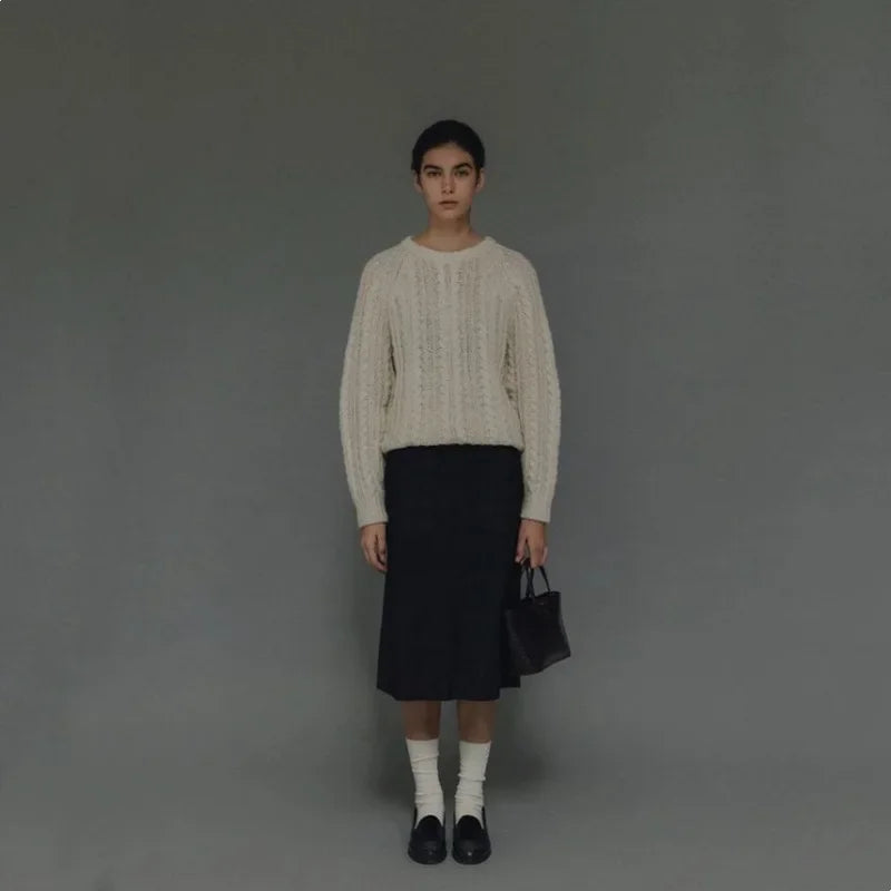 LEONOR PULLOVER – ZOPFMUSTER IM OVERSIZE-LOOK