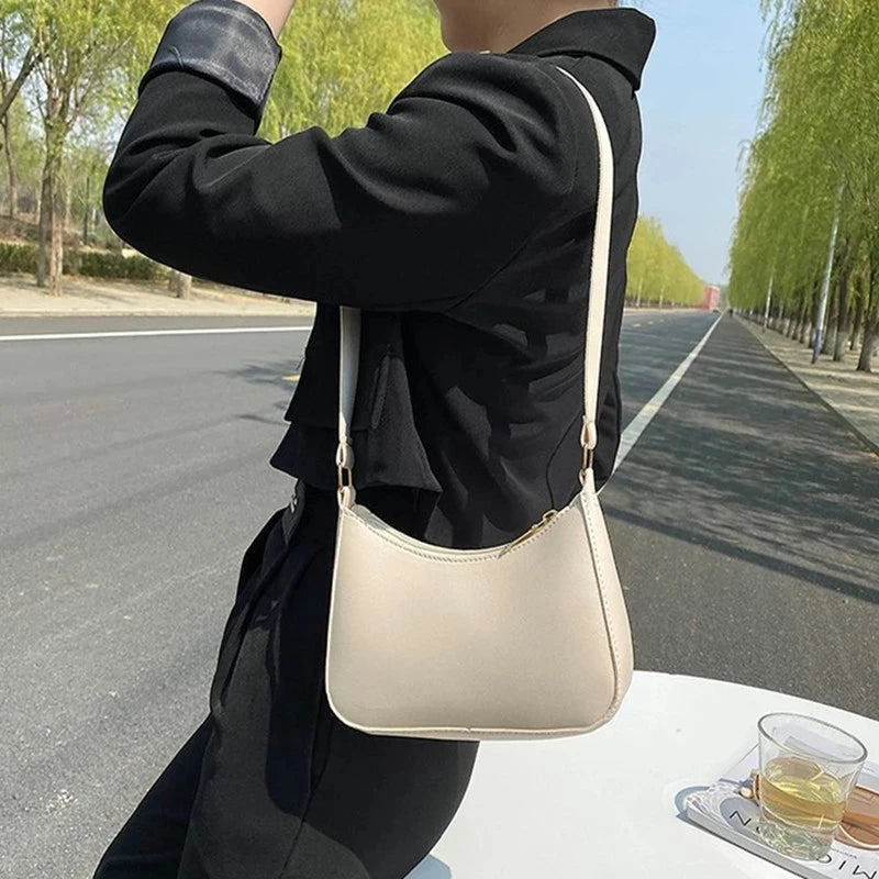 LEDER SCHULTERTASCHE