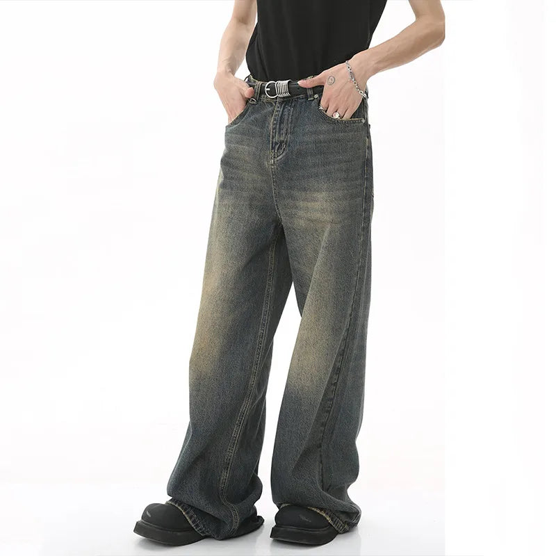 BRISBANE BAGGY-JEANS MIT VINTAGE-WASH UND WEITEM SCHNITT