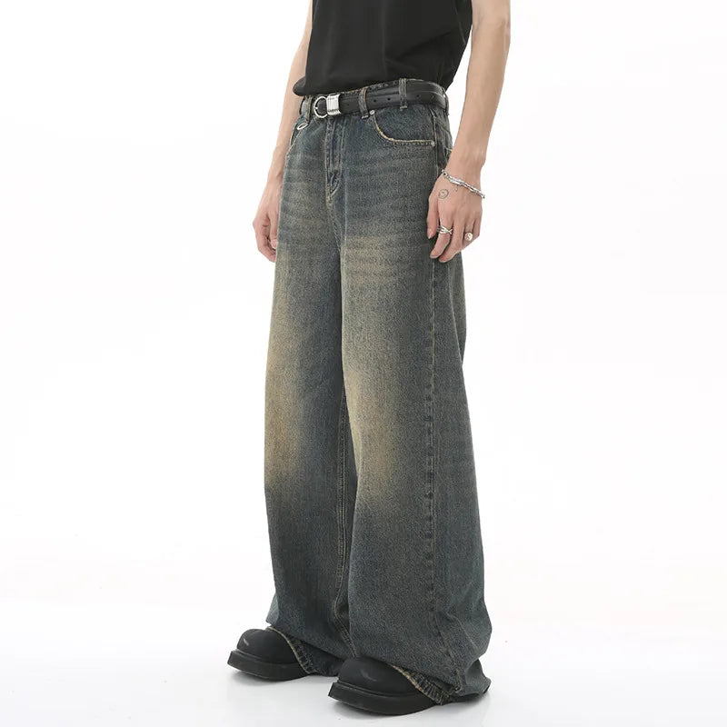 BRISBANE BAGGY-JEANS MIT VINTAGE-WASH UND WEITEM SCHNITT
