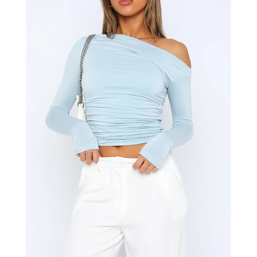 Käthe | Schickes Twisted Long Sleeve Top für Frauen 3