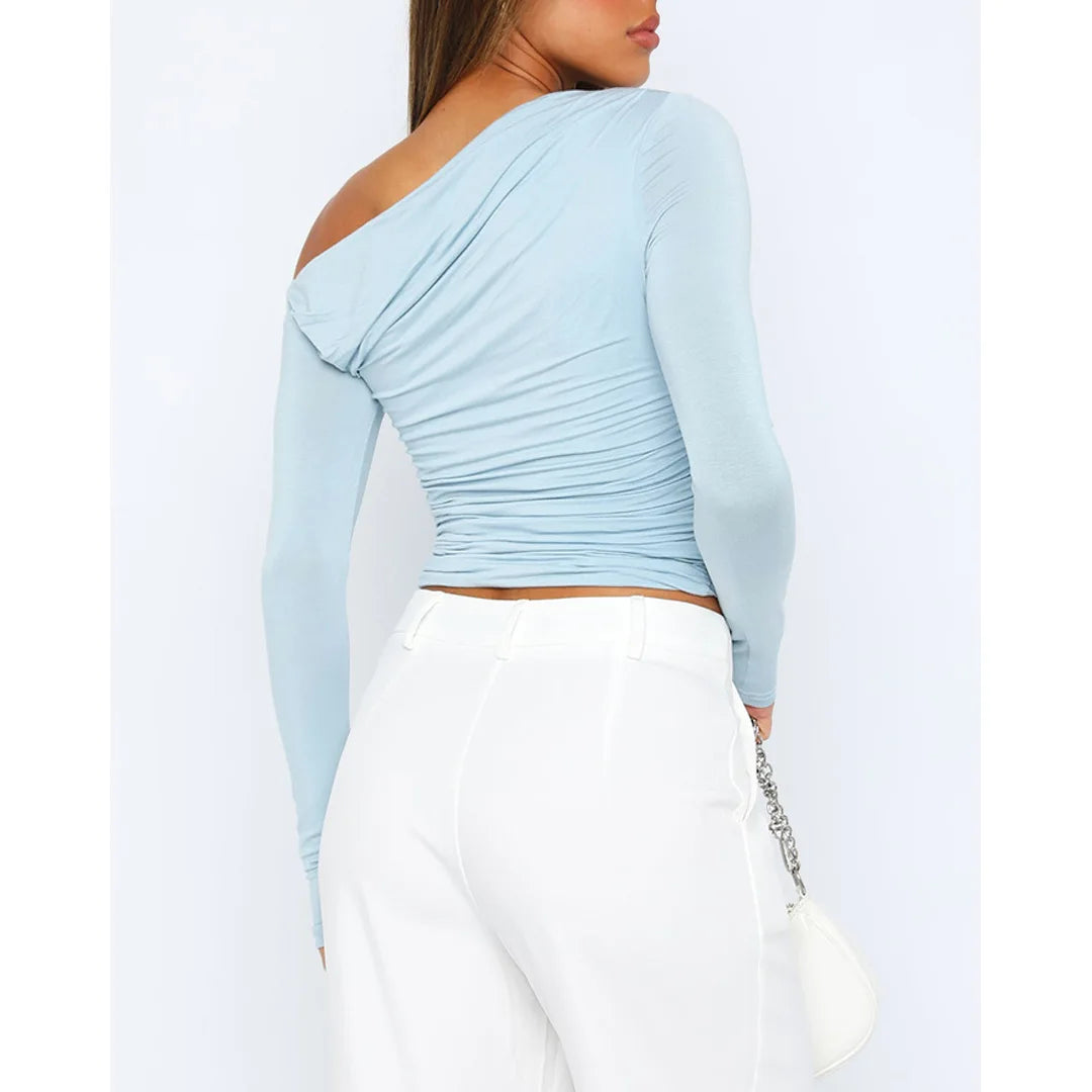 Käthe | Schickes Twisted Long Sleeve Top für Frauen 4