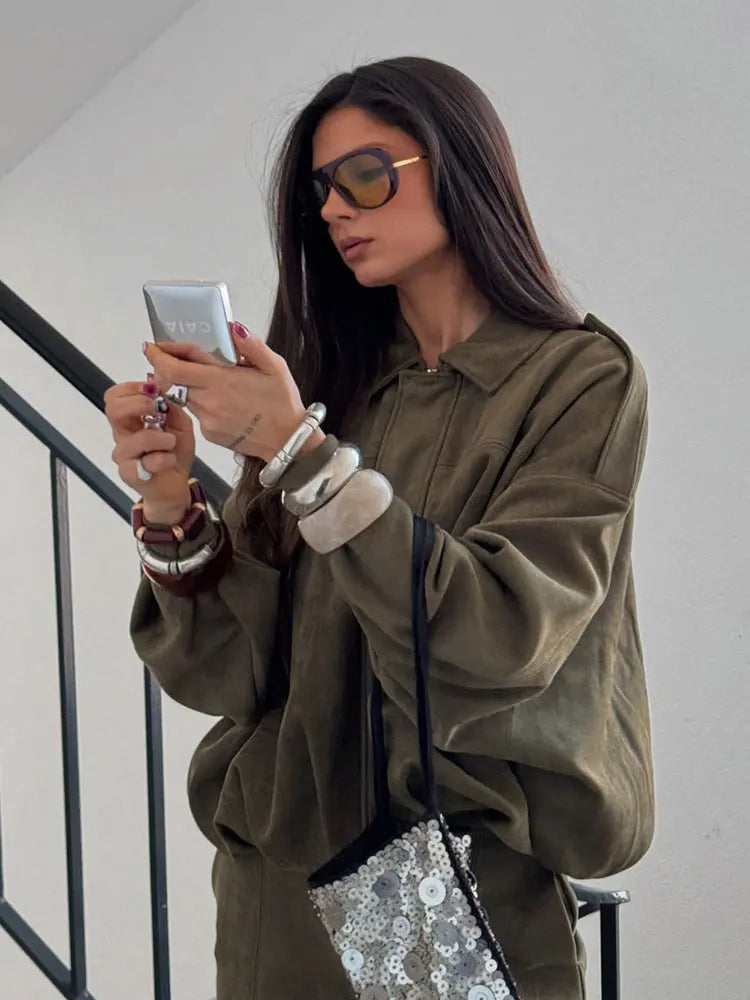 MIREYA CARGOJACKE – WILDLEDERLOOK & VINTAGE-CHARME
