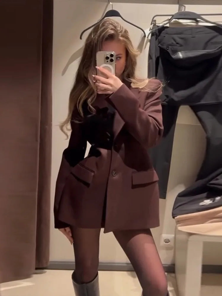 MILANIA SLIM-FIT BLAZERKLEID MIT TAILLIERTER PASSFORM