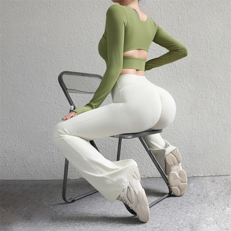 ARLENA SCRUNCH LEGGINGS MIT HIGH WAIST IN VIELEN FARBEN