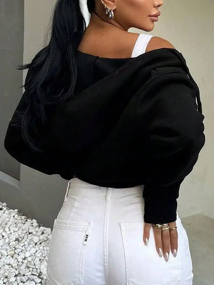 NOA CROPPED ZIP HOODIE DAMEN – KUSCHELIG & TRENDY MIT REISSVERSCHLUSS