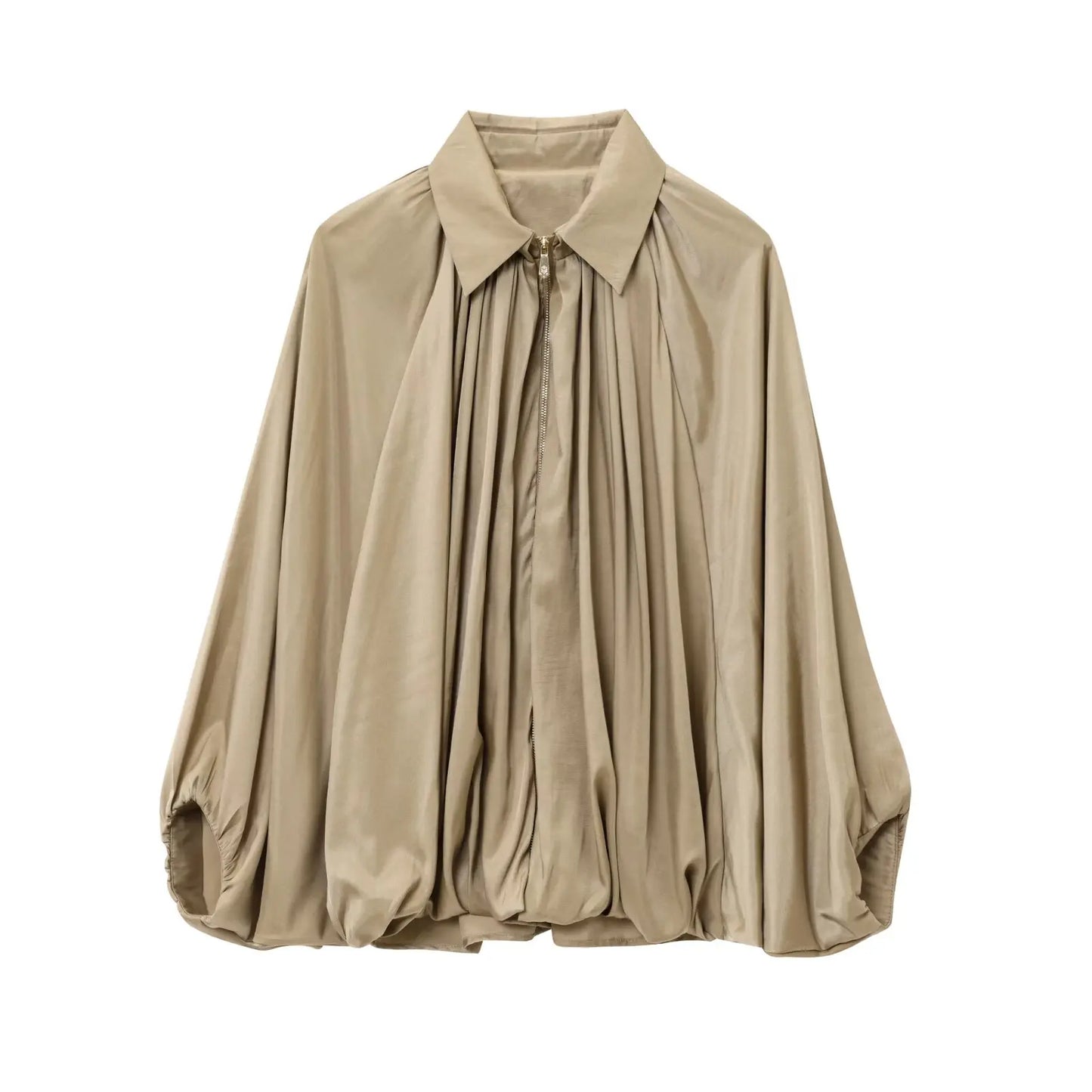 RAYA ÜBERGANGSJACKE MIT REISSVERSCHLUSS UND LEICHTEM STOFF