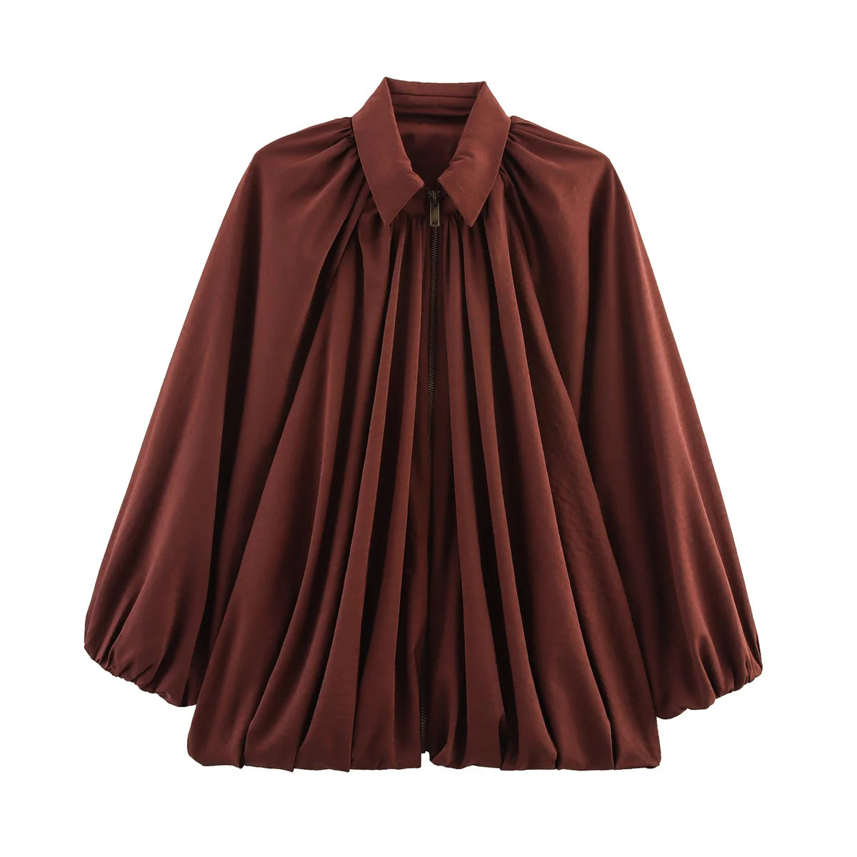 RAYA ÜBERGANGSJACKE MIT REISSVERSCHLUSS UND LEICHTEM STOFF