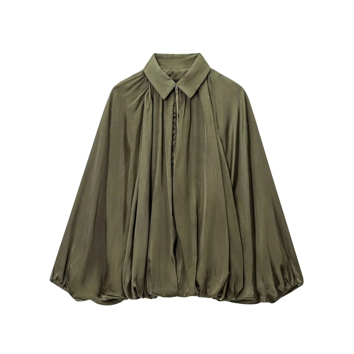 RAYA ÜBERGANGSJACKE MIT REISSVERSCHLUSS UND LEICHTEM STOFF