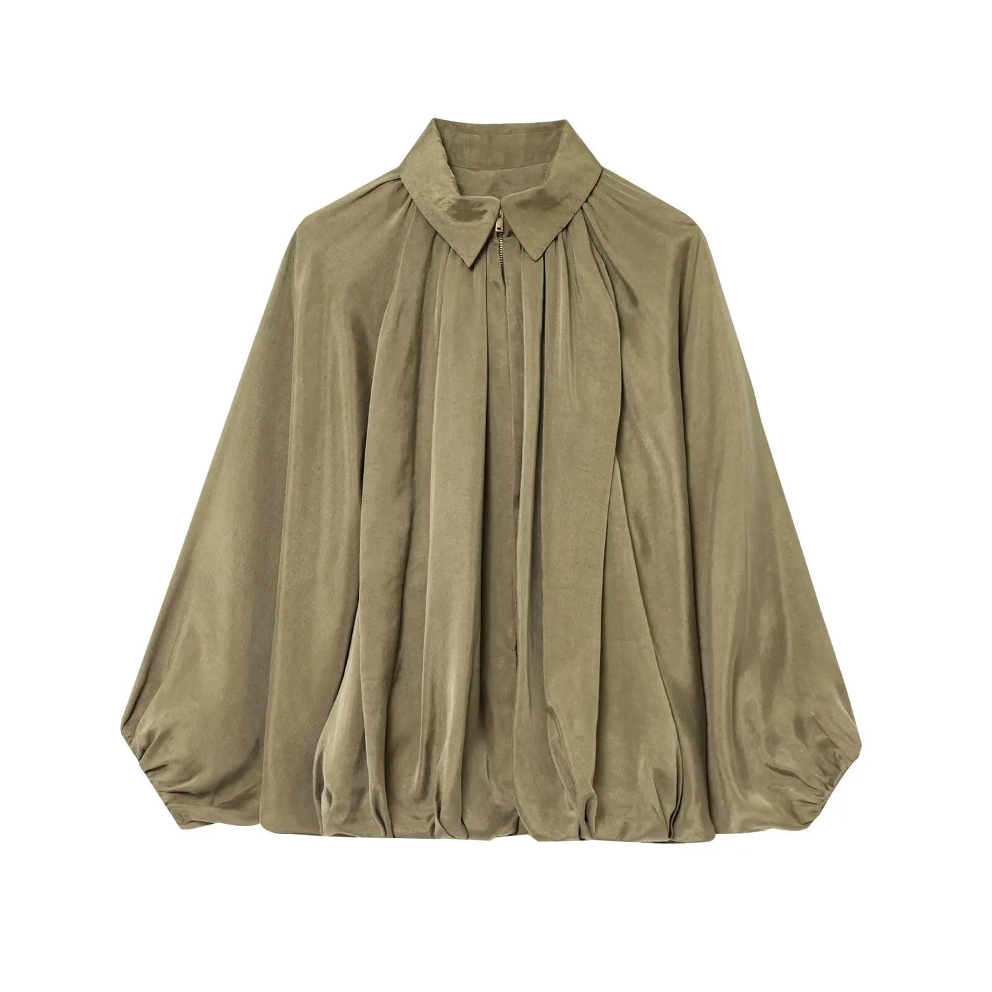 RAYA ÜBERGANGSJACKE MIT REISSVERSCHLUSS UND LEICHTEM STOFF