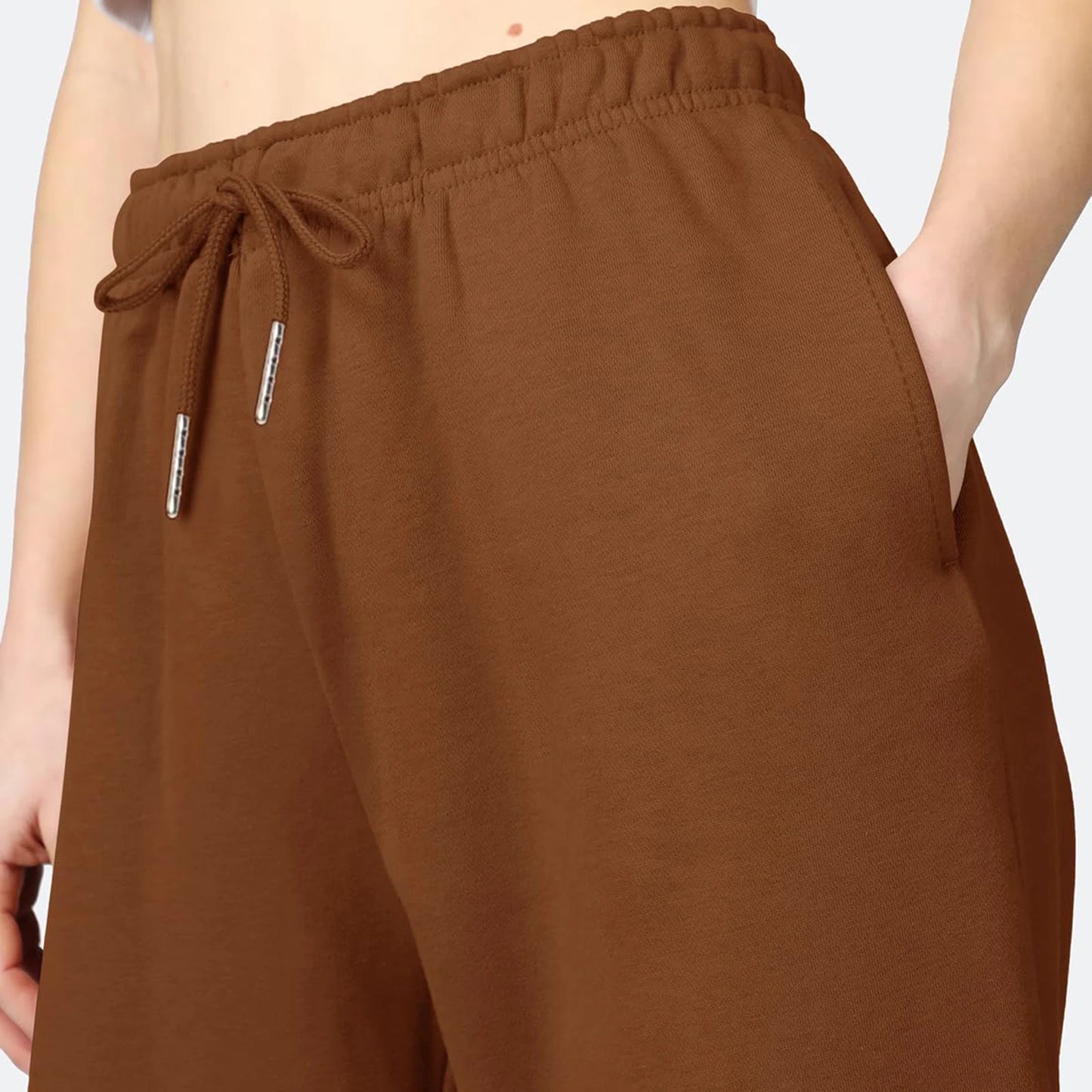 MIREYA JOGGINGHOSE – WEITE DAMEN FREIZEITHOSE MIT HOHEM BUND