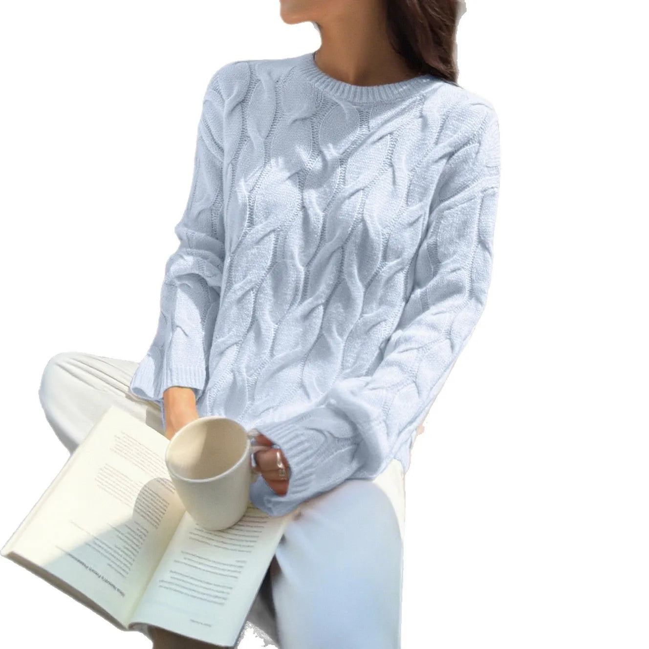 MARILENA PULLOVER – STRICK MIT KABELMUSTER