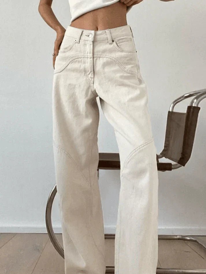 VALENCIA BAGGY-JEANS MIT HOHER TAILLE