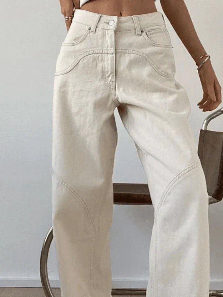 VALENCIA BAGGY-JEANS MIT HOHER TAILLE