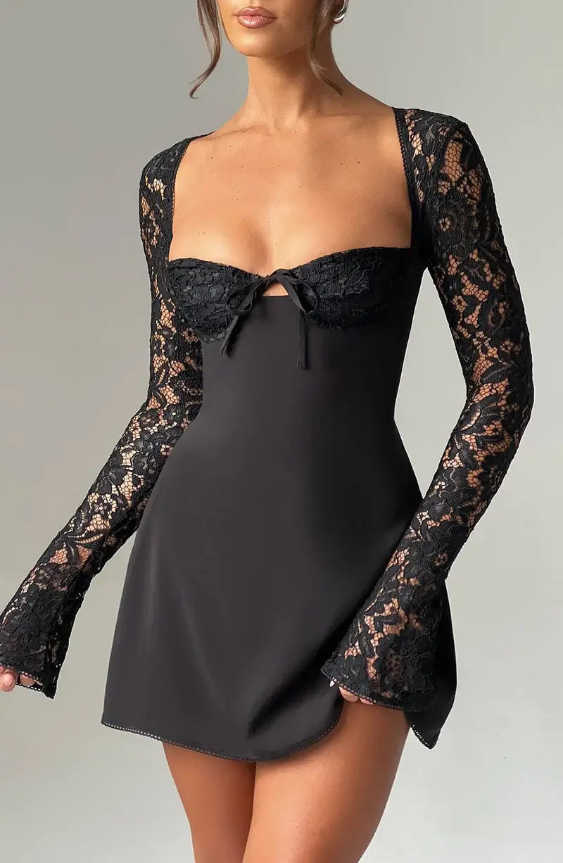 Lumilace™ – Damen Festliches Kleid mit Spitzendetails und Eleganz 4