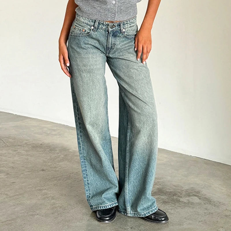 MEYLIN JEANS MIT WEITEM BEIN UND HIGH-WAIST DESIGN