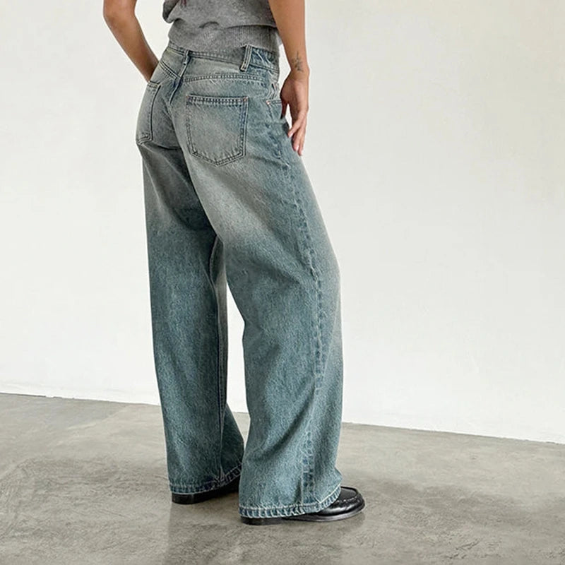 MEYLIN JEANS MIT WEITEM BEIN UND HIGH-WAIST DESIGN