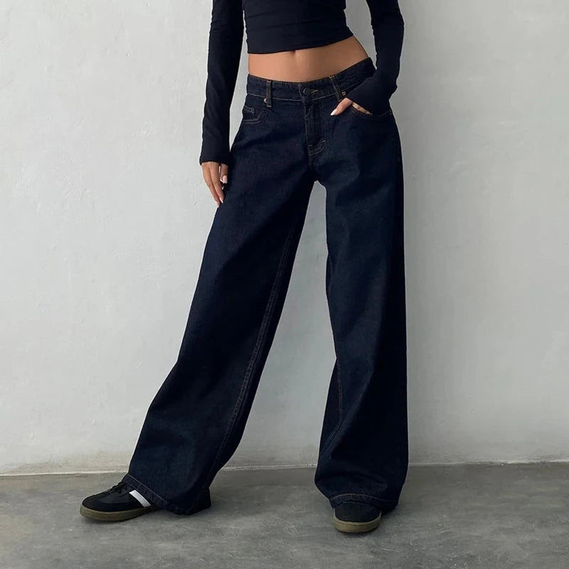 MEYLIN JEANS MIT WEITEM BEIN UND HIGH-WAIST DESIGN