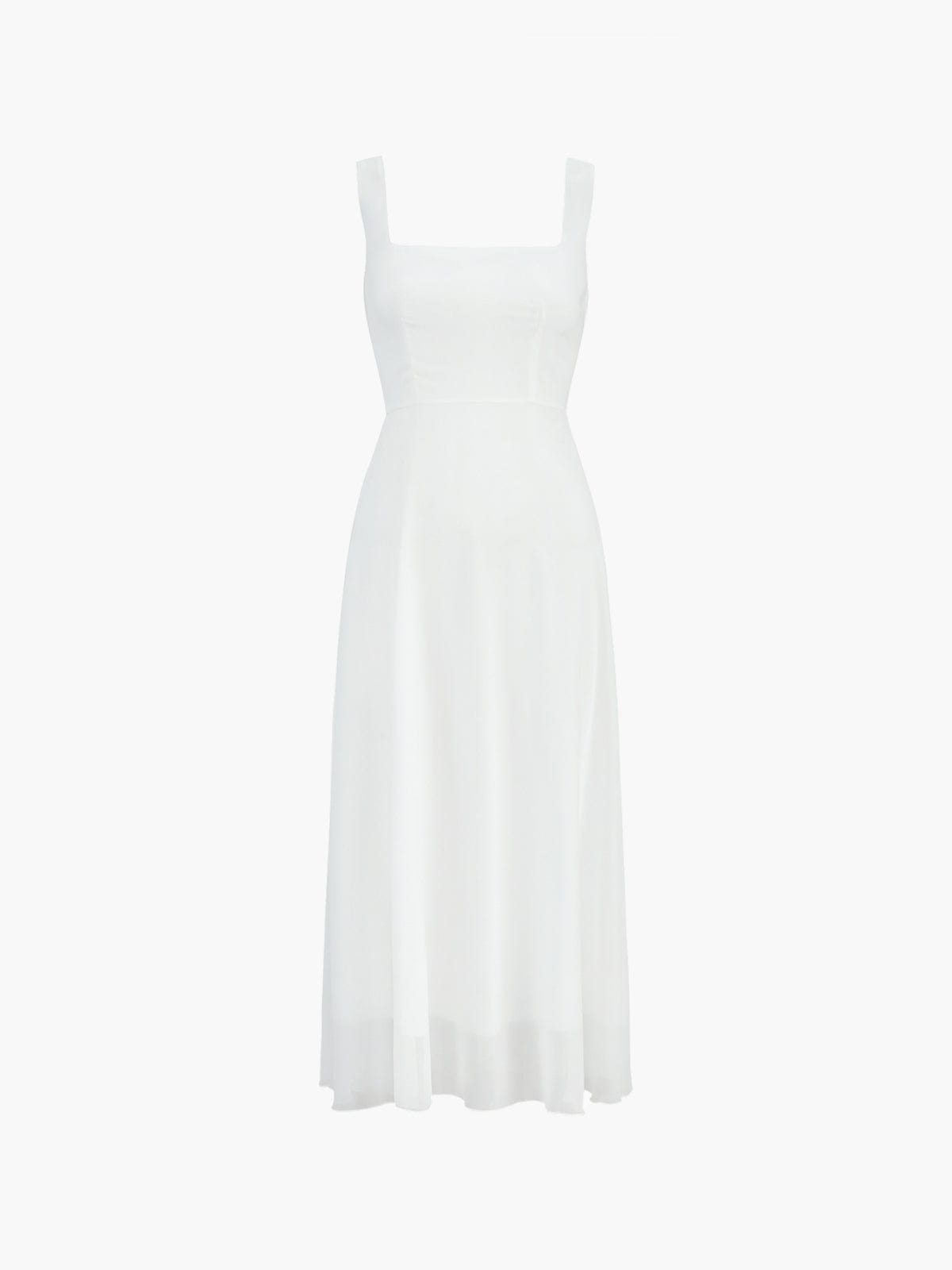 YARELI KLEID – ELEGANTES WEISSES SOMMERKLEID MIT FIGURBETONTER PASSFORM