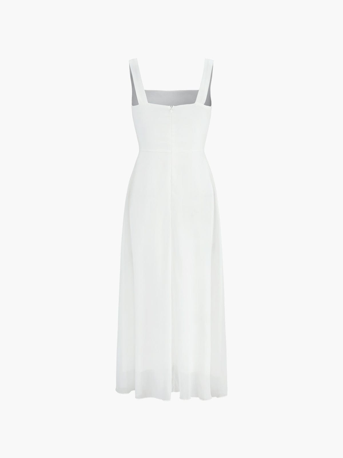 YARELI KLEID – ELEGANTES WEISSES SOMMERKLEID MIT FIGURBETONTER PASSFORM