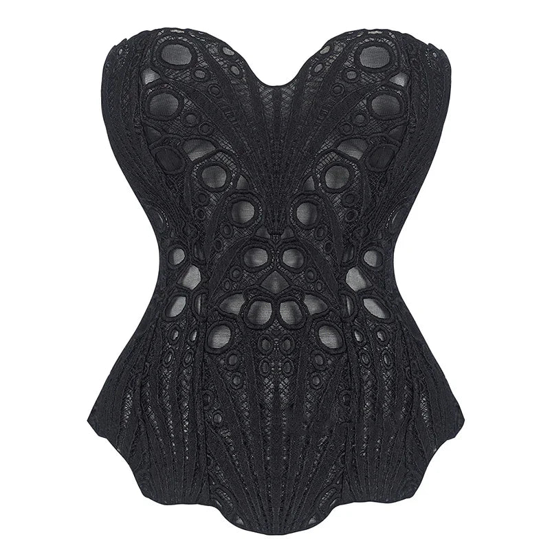 Mode gestrickte Hohlauslöser unregelmäßiger Saum trägerlose Tops für Frauen sexy ärmellose Schnüre -up Slim Weste Lady 2025 Summer Street Tops 6