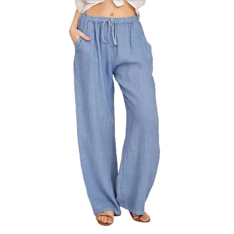 NAOMI HOSE – WEITE PREMIUM-PANTS MIT GERADER SILHOUETTE