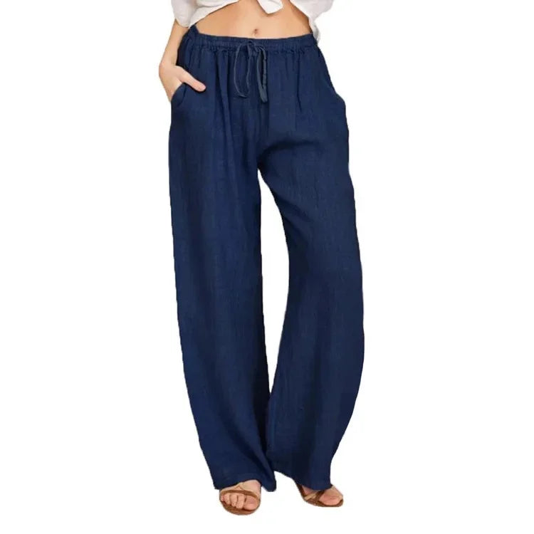 NAOMI HOSE – WEITE PREMIUM-PANTS MIT GERADER SILHOUETTE