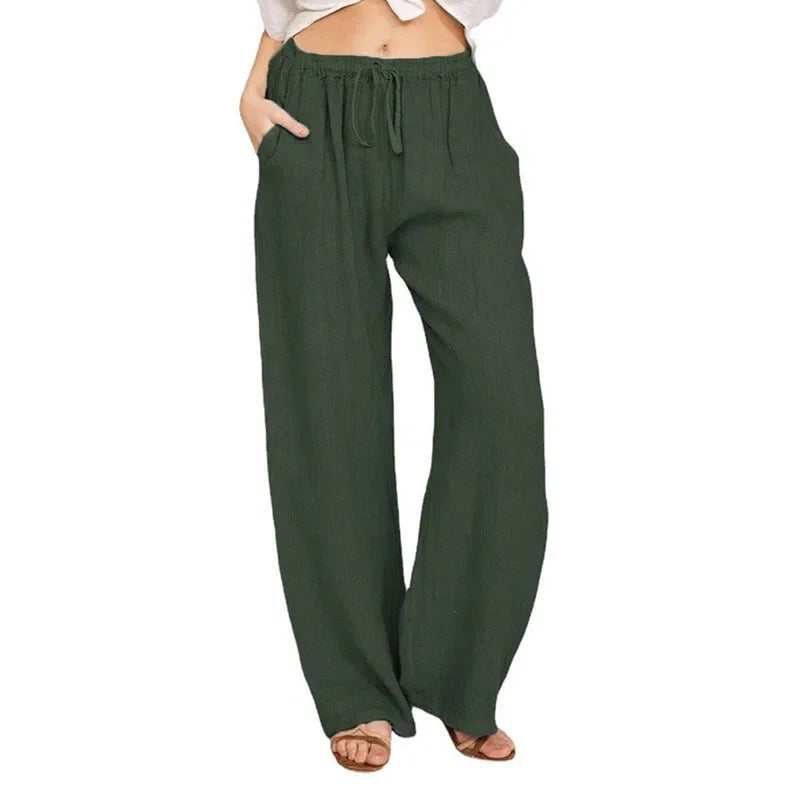 NAOMI HOSE – WEITE PREMIUM-PANTS MIT GERADER SILHOUETTE