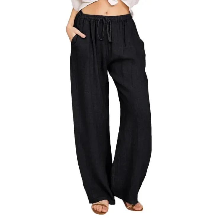 NAOMI HOSE – WEITE PREMIUM-PANTS MIT GERADER SILHOUETTE