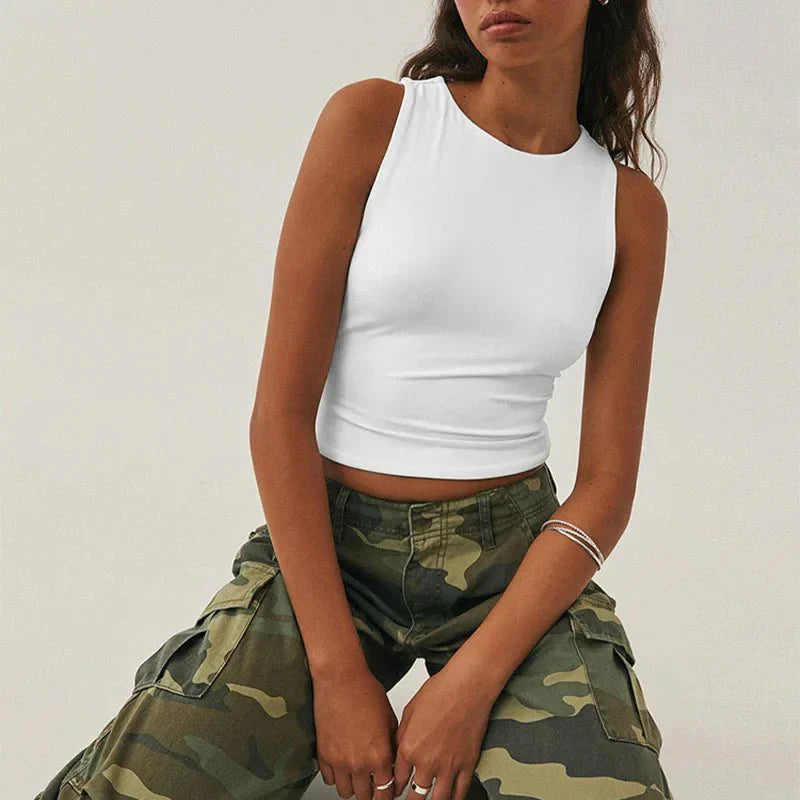 Nadja | Passendes ärmelloses Crop-Top 2