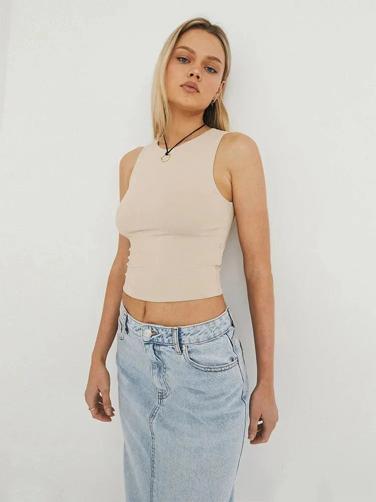 Nadja | Passendes ärmelloses Crop-Top 3