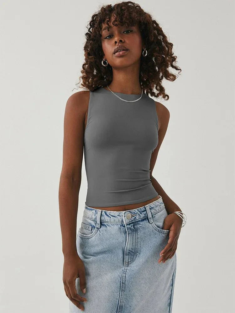 Nadja | Passendes ärmelloses Crop-Top 5