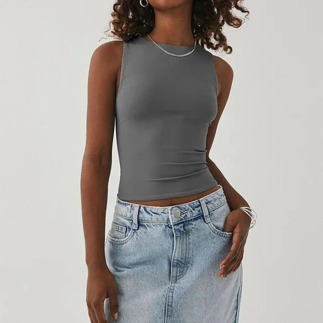 Nadja | Passendes ärmelloses Crop-Top 8