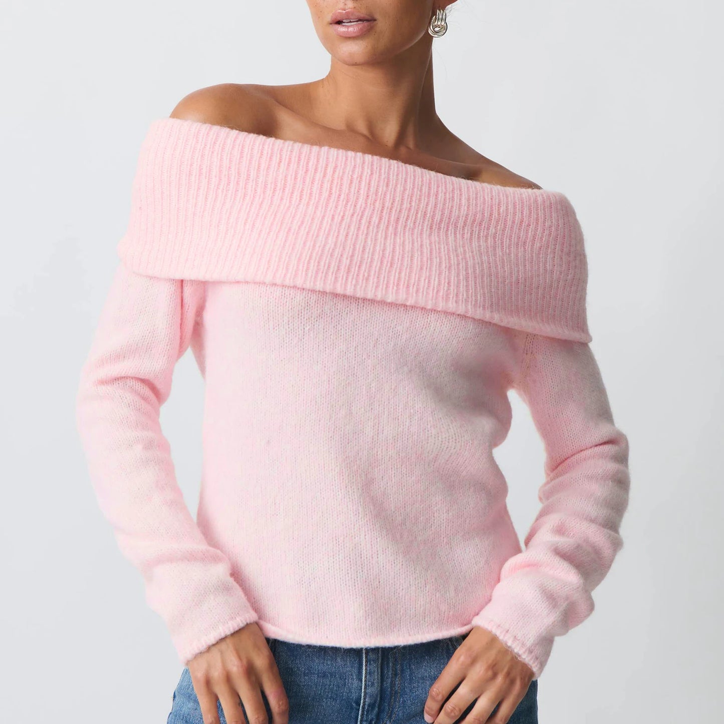MARISE OFF-SHOULDER PULLOVER