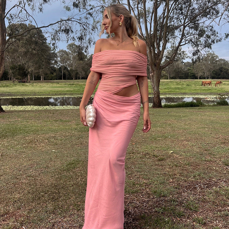 ALICIA – ELEGANTES MAXIKLEID MIT ASYMMETRISCHEM SCHNITT