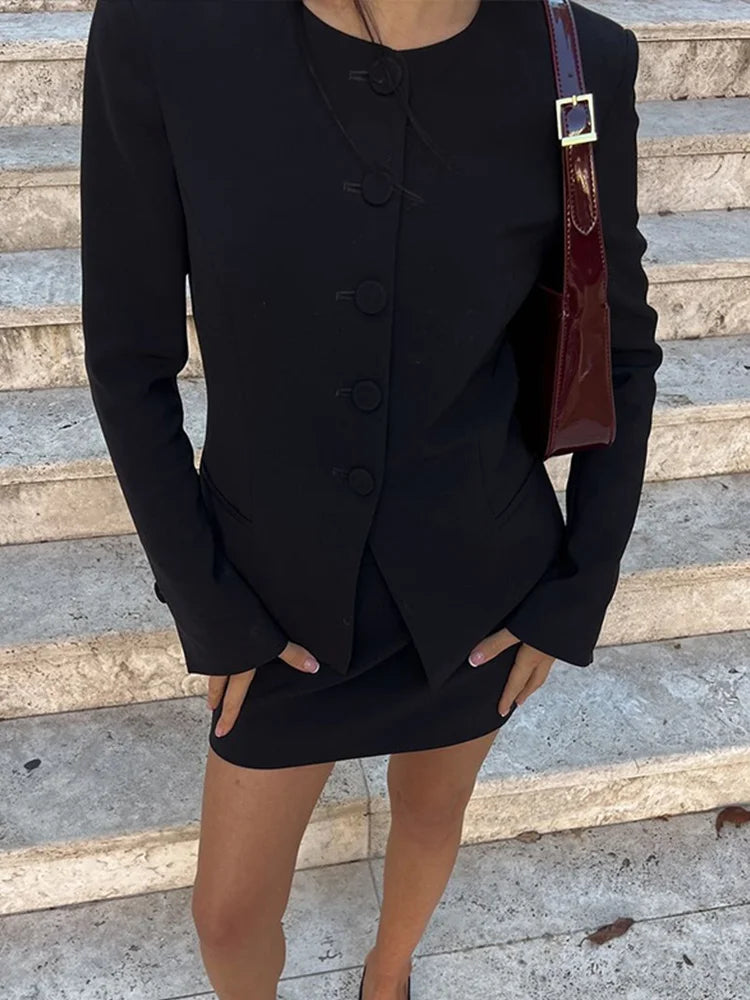 Cassandra – Elegantes Blazer-Rock-Set 2
