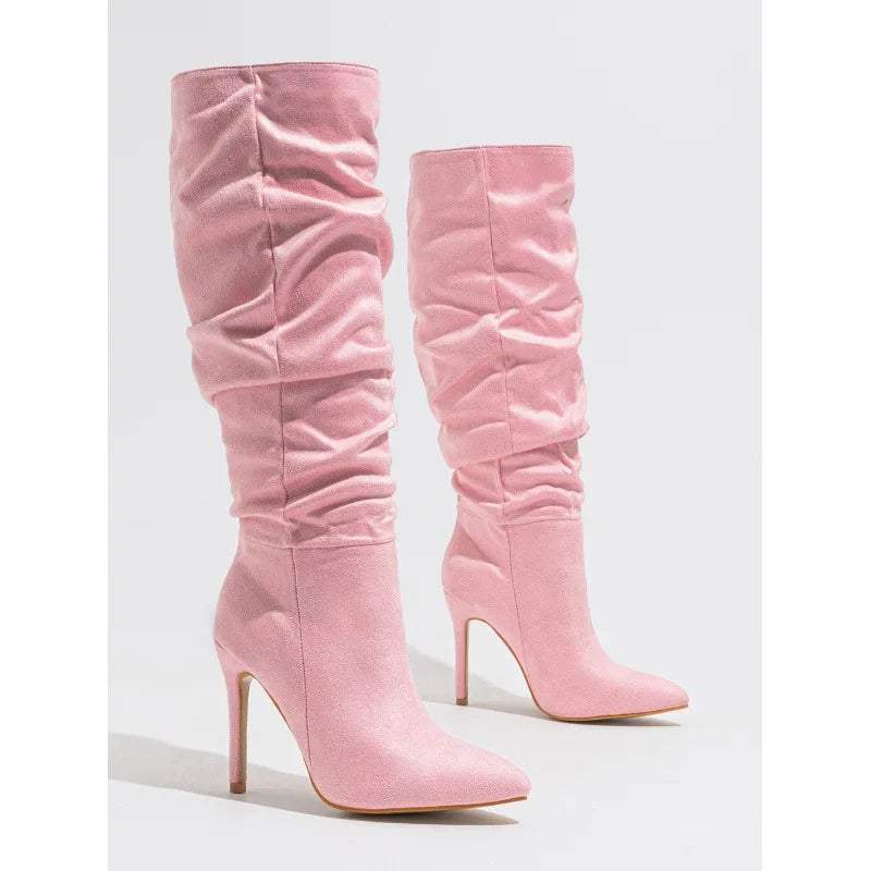 Variant image for Damen Stiefel Schwarz Größe 40 Kunstleder Kniehoch Elegant-1