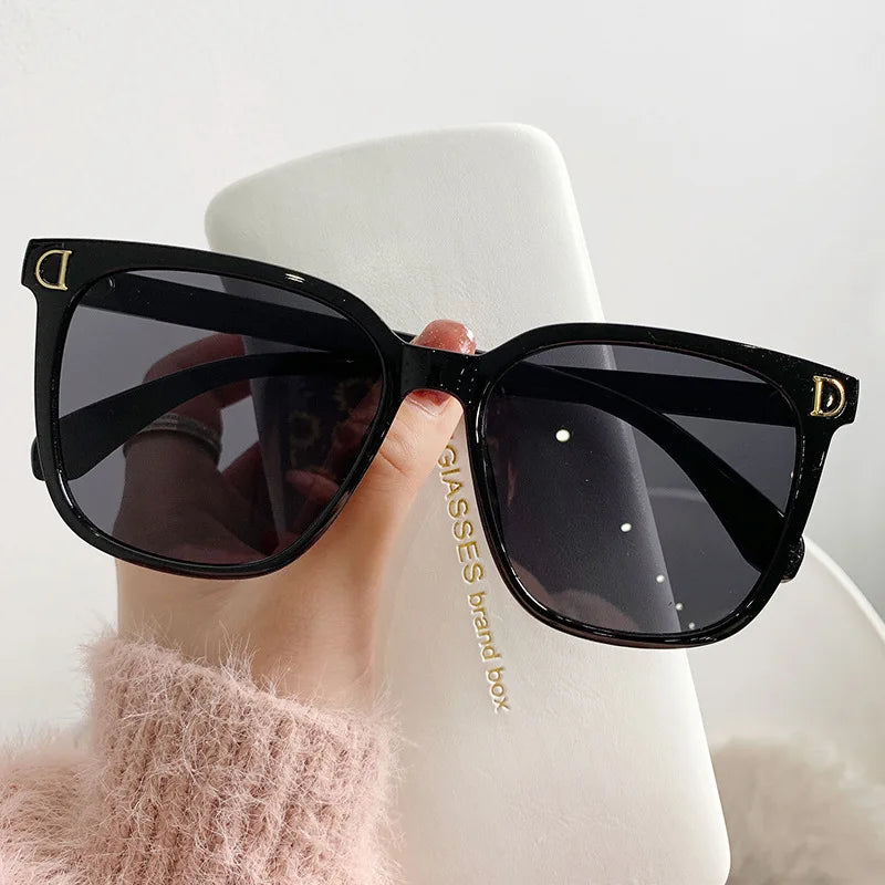 SOLÉA SONNENBRILLE – DAMEN-SONNENBRILLE ÜBERGROß IN SCHWARZ MIT GRADIENT-GLÄSERN, AUS KUNSTSTOFF