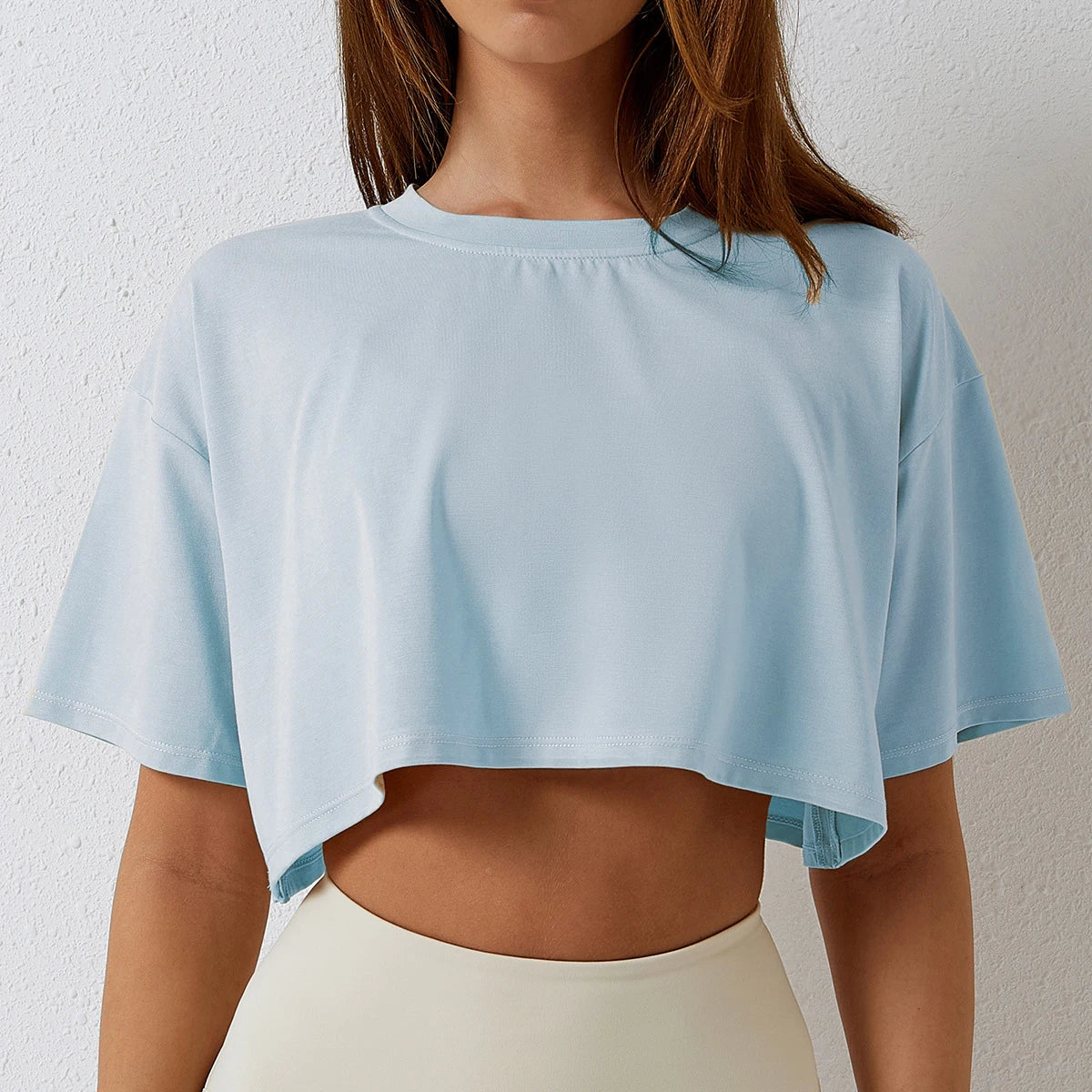 NOVA | OVERSIZED CROP T-SHIRT AUS BAUMWOLLE