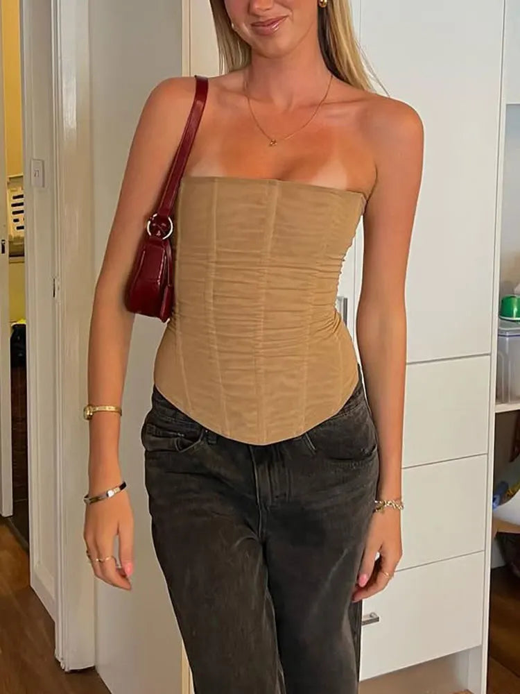 LANA – ELEGANTE SOMMER-WESTE MIT KORSETT-SCHNITT