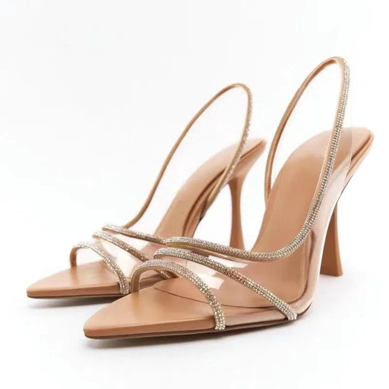 GIULIA HEELS | ELEGANTE HIGH HEELS MIT STRASSRIEMCHEN & DÜNNEM ABSATZ