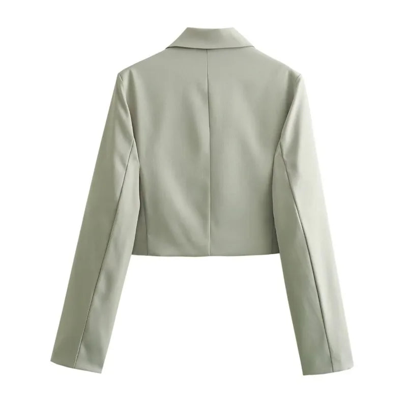 ALVINA – ZWEITEILIGES DAMEN-SET AUS KURZER JACKE UND MAßGESCHNEIDERTER HOSE