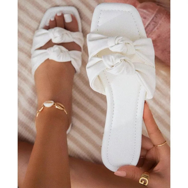 DAMEN-SANDALEN MIT SCHLEIFFE